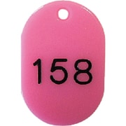 CR-BG44-PI [クラウン 番号札 番号入〔大151-200桃【31252】]