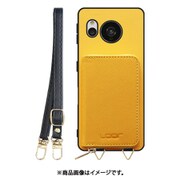 WORK24MPAO-PMP-ASE7 [AQUOS sense7 用 小銭入れ付きスマホケース/PUレザー/ストラップ付き パンプキン]