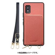 WORK24MPAO-CSM-AWISH [AQUOS wish/wish2 用 小銭入れ付きスマホケース/PUレザー/ストラップ付き コスモス]