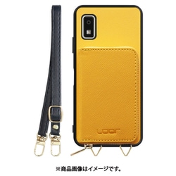 WORK24MPAO-PMP-AWISH3 [AQUOS wish3 用 小銭入れ付きスマホケース/PUレザー/ストラップ付き パンプキン]