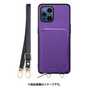 WORK24MPOPP-VL-OFDX3P [Find X3 Pro 用 小銭入れ付きスマホケース/PUレザー/ストラップ付き バイオレット]