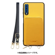 Galaxy A7 用 小銭入れ付きスマホケース/PUレザー/ストラップ付き パンプキン WORK24MPGX-PMP-A7