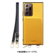 Galaxy Note 20 Ultra 用 小銭入れ付きスマホケース/PUレザー/ストラップ付き パンプキン WORK24MPGX-PMP-GN20U5G