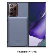 Galaxy Note 20 Ultra 用 折り畳み式カードポケット/本革/4枚収納 ブルー WORK56SCGX-BU-GN20U5G