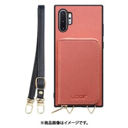 Galaxy Note10+ 用 小銭入れ付きスマホケース/PUレザー/ストラップ付き コスモス WORK24MPGX-CSM-N10P