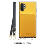 Galaxy Note10+ 用 小銭入れ付きスマホケース/PUレザー/ストラップ付き パンプキン WORK24MPGX-PMP-N10P