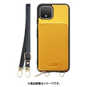 WORK24MPGG-PMP-PX4 [Google Pixel4 用 小銭入れ付きスマホケース/PUレザー/ストラップ付き パンプキン]
