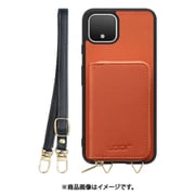 WORK24MPGG-OG-PX4XL [Google Pixel4XL 用 小銭入れ付きスマホケース/PUレザー/ストラップ付き オレンジ]