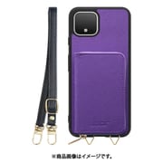 WORK24MPGG-VL-PX4XL [Google Pixel4XL 用 小銭入れ付きスマホケース/PUレザー/ストラップ付き バイオレット]