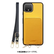 WORK24MPGG-PMP-PX4XL [Google Pixel4XL 用 小銭入れ付きスマホケース/PUレザー/ストラップ付き パンプキン]