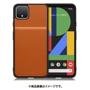 WORK56SCGG-CM-PX4XL [Google Pixel4XL 用 折り畳み式カードポケット/本革/4枚収納 キャメル]