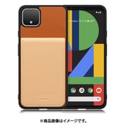 WORK56SCGG-CMBG-PX4XL [Google Pixel4XL 用 折り畳み式カードポケット/本革/4枚収納 キャメルベージュ]