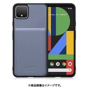 WORK56SCGG-BU-PX4XL [Google Pixel4XL 用 折り畳み式カードポケット/本革/4枚収納 ブルー]