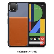 WORK56SCGG-BUCM-PX4XL [Google Pixel4XL 用 折り畳み式カードポケット/本革/4枚収納 ブルーキャメル]