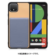 WORK56SCGG-BGBU-PX4XL [Google Pixel4XL 用 折り畳み式カードポケット/本革/4枚収納 ベージュブルー]