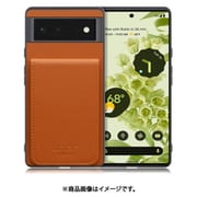 WORK56SCGG-CM-GPX6 [Google Pixel6 用 折り畳み式カードポケット/本革/4枚収納 キャメル]
