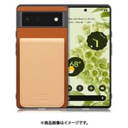 WORK56SCGG-CMBG-GPX6 [Google Pixel6 用 折り畳み式カードポケット/本革/4枚収納 キャメルベージュ]