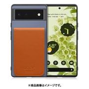 WORK56SCGG-BUCM-GPX6 [Google Pixel6 用 折り畳み式カードポケット/本革/4枚収納 ブルーキャメル]