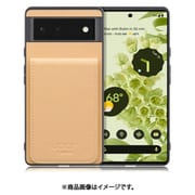 WORK56SCGG-BG-GPX6 [Google Pixel6 用 折り畳み式カードポケット/本革/4枚収納 ベージュ]