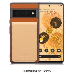WORK56SCGG-CMBG-GPX6P [Google Pixel6 Pro 用 折り畳み式カードポケット/本革/4枚収納 キャメルベージュ]