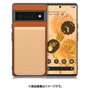 WORK56SCGG-CMBG-GPX6P [Google Pixel6 Pro 用 折り畳み式カードポケット/本革/4枚収納 キャメルベージュ]