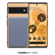 WORK56SCGG-BGBU-GPX6P [Google Pixel6 Pro 用 折り畳み式カードポケット/本革/4枚収納 ベージュブルー]