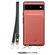 WORK24MPGG-CSM-GPX6A [Google Pixel6a 用 小銭入れ付きスマホケース/PUレザー/ストラップ付き コスモス]