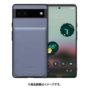 WORK56SCGG-BU-GPX6A [Google Pixel6a 用 折り畳み式カードポケット/本革/4枚収納 ブルー]