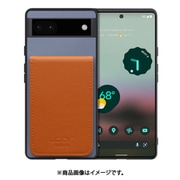 WORK56SCGG-BUCM-GPX6A [Google Pixel6a 用 折り畳み式カードポケット/本革/4枚収納 ブルーキャメル]