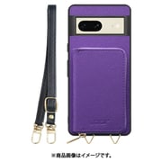 WORK24MPGG-VL-GPX7 [Google Pixel7 用 小銭入れ付きスマホケース/PUレザー/ストラップ付き バイオレット]