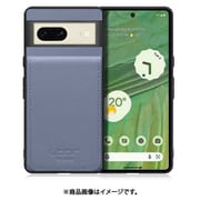WORK56SCGG-BU-GPX7 [Google Pixel7 用 折り畳み式カードポケット/本革/4枚収納 ブルー]