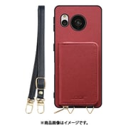 WORK24MPGG-RD-GPX7P [Google Pixel7 Pro 用 小銭入れ付きスマホケース/PUレザー/ストラップ付き レッド]