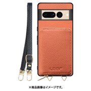 WORK25MPGG-FM-GPX7P [Google Pixel7 Pro 用 小銭入れ付きスマホケース/本革/ストラップ付き フラミンゴ]