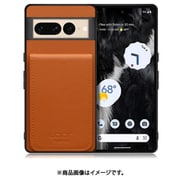 WORK56SCGG-CM-GPX7P [Google Pixel7 Pro 用 折り畳み式カードポケット/本革/4枚収納 キャメル]