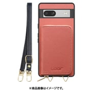 WORK24MPGG-CSM-GPX7A [Google Pixel7a 用 小銭入れ付きスマホケース/PUレザー/ストラップ付き コスモス]