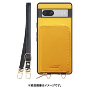 WORK24MPGG-PMP-GPX7A [Google Pixel7a 用 小銭入れ付きスマホケース/PUレザー/ストラップ付き パンプキン]