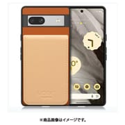 WORK56SCGG-CMBG-GPX7A [Google Pixel7a 用 折り畳み式カードポケット/本革/4枚収納 キャメルベージュ]