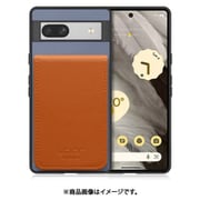 WORK56SCGG-BUCM-GPX7A [Google Pixel7a 用 折り畳み式カードポケット/本革/4枚収納 ブルーキャメル]