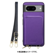 WORK24MPGG-VL-GPX8 [Google Pixel8 用 小銭入れ付きスマホケース/PUレザー/ストラップ付き バイオレット]