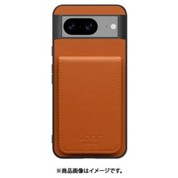 WORK56SCGG-CM-GPX8 [Google Pixel8 用 折り畳み式カードポケット/本革/4枚収納 キャメル]
