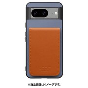 WORK56SCGG-BUCM-GPX8 [Google Pixel8 用 折り畳み式カードポケット/本革/4枚収納 ブルーキャメル]
