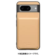 WORK56SCGG-BG-GPX8 [Google Pixel8 用 折り畳み式カードポケット/本革/4枚収納 ベージュ]