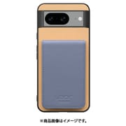 WORK56SCGG-BGBU-GPX8 [Google Pixel8 用 折り畳み式カードポケット/本革/4枚収納 ベージュブルー]