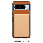 WORK56SCGG-CMBG-GPX8P [Google Pixel8 Pro 用 折り畳み式カードポケット/本革/4枚収納 キャメルベージュ]