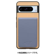 WORK56SCGG-BGBU-GPX8P [Google Pixel8 Pro 用 折り畳み式カードポケット/本革/4枚収納 ベージュブルー]