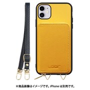 WORK24MPIP-PMP-11 [iPhone 11 用 小銭入れ付きスマホケース/PUレザー/ストラップ付き パンプキン]
