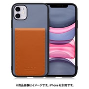 WORK56SCIP-BUCM-11 [iPhone 11 用 折り畳み式カードポケット/本革/4枚収納 ブルーキャメル]