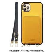 WORK24MPIP-PMP-IP2067 [iPhone 12 Pro Max 用 小銭入れ付きスマホケース/PUレザー/ストラップ付き パンプキン]