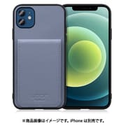WORK56SCIP-BU-IP2061 [iPhone 12/12 Pro 用 折り畳み式カードポケット/本革/4枚収納 ブルー]