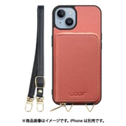 WORK24MPIP-CSM-IP14 [iPhone 14 用 小銭入れ付きスマホケース/PUレザー/ストラップ付き コスモス]